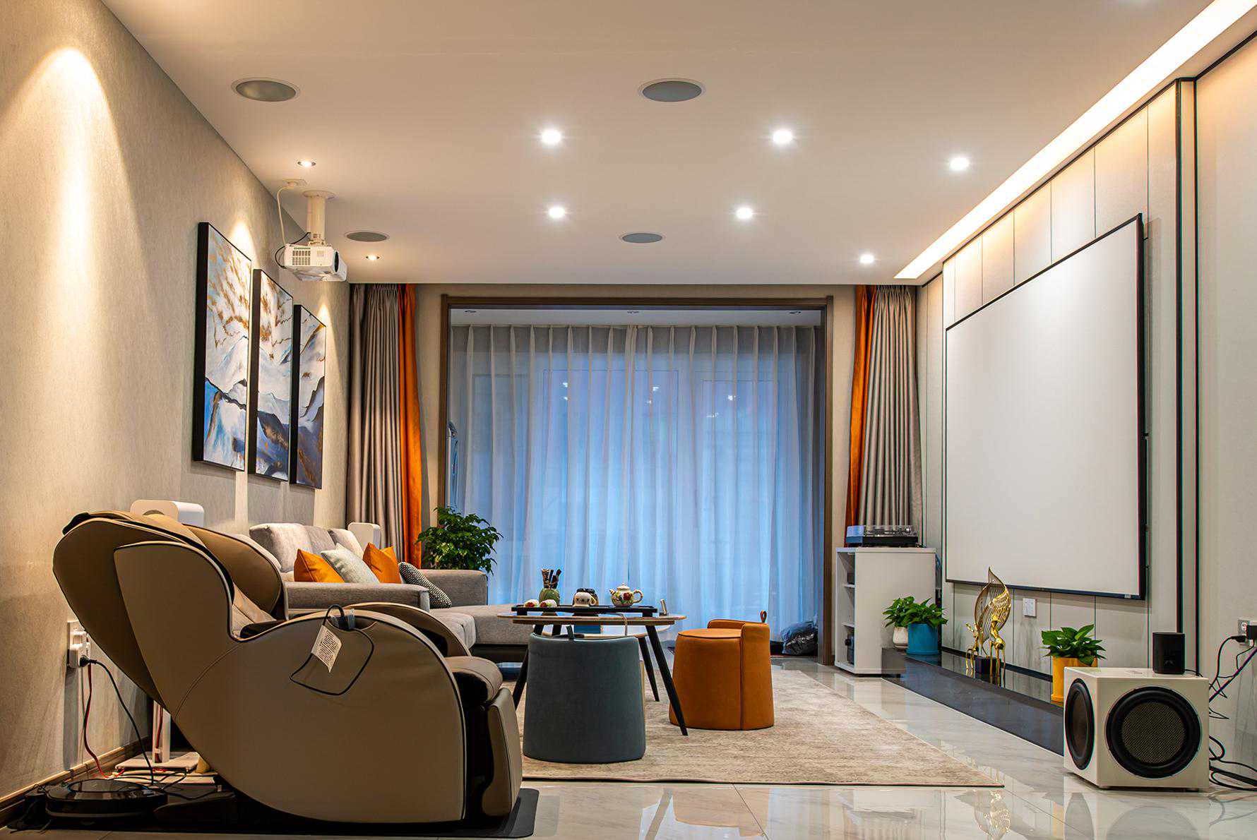 家庭影院让生活更有乐趣，阿木的5.1.4全景声4K影院分享