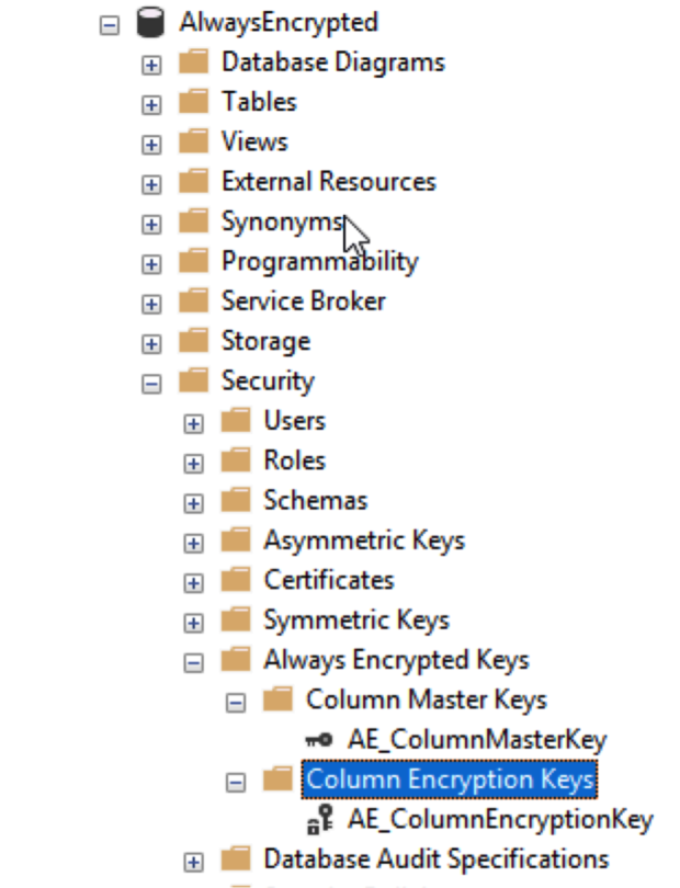 MSSQL-最佳实践-Always Encrypted