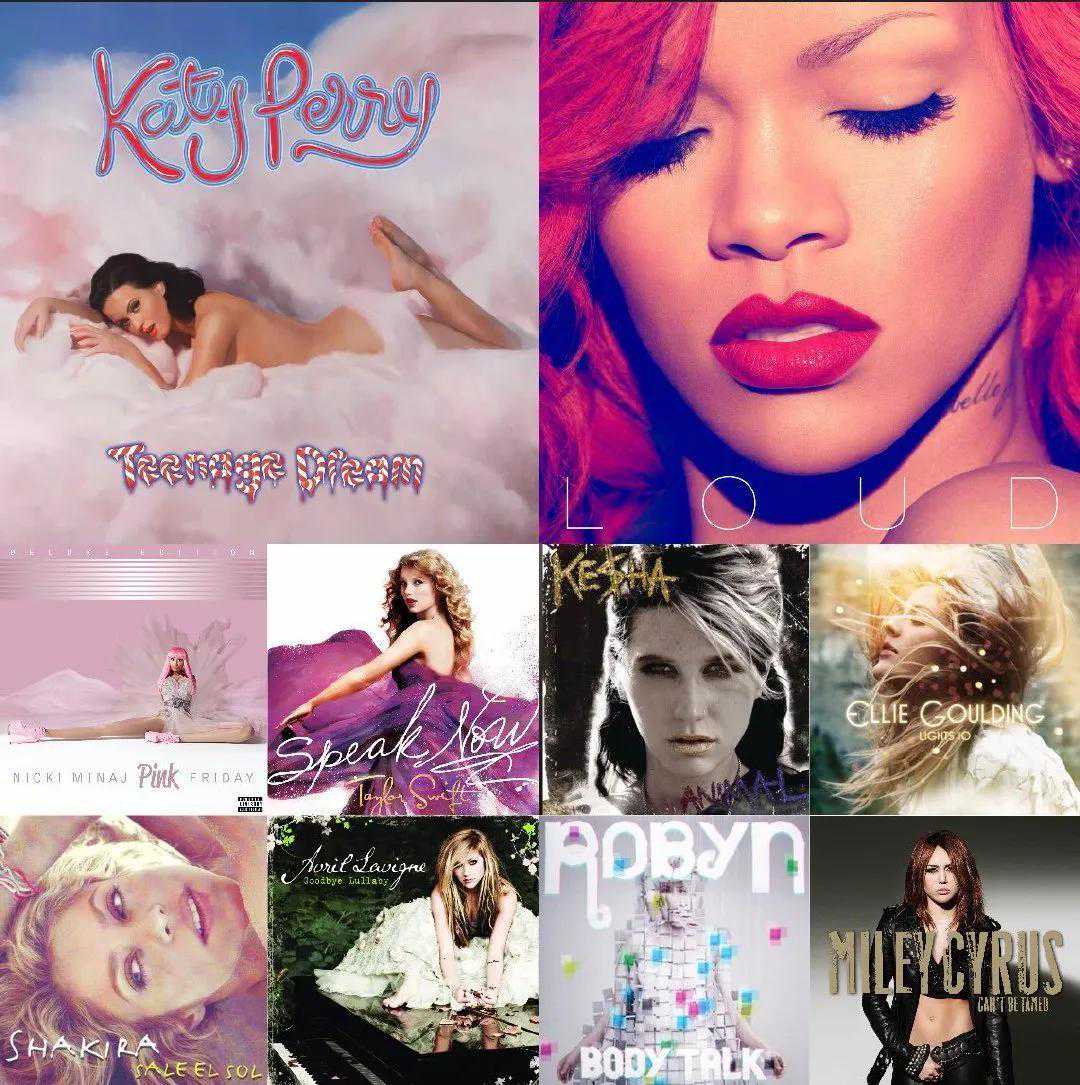 截止目前2010～2021年欧美Diva最受欢迎的专辑