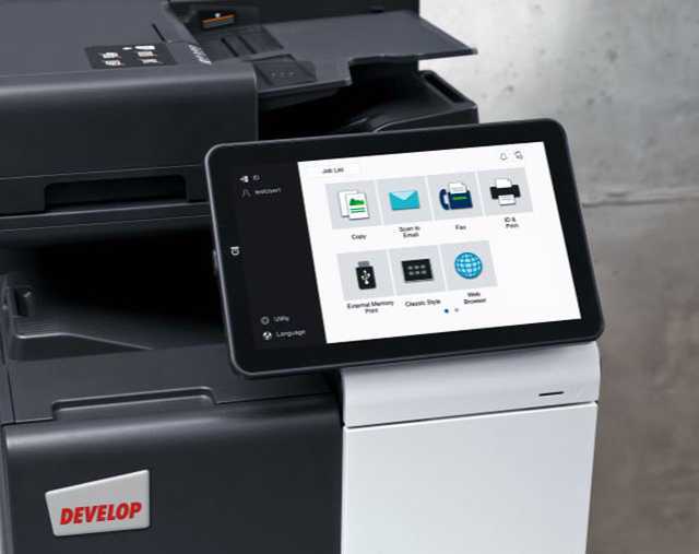 办公文印效率如何提升？从DEVELOP德凡这块大屏说起