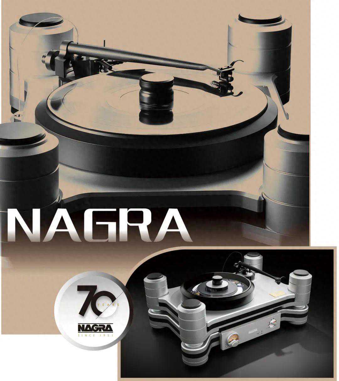 瑞士NAGRA 70周年限量版Reference Anniversary黑胶唱盘