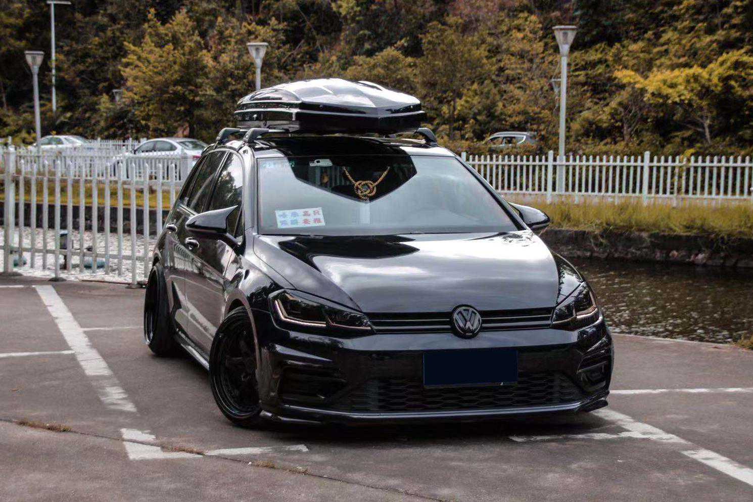 轻改后200多匹的高尔夫R-Line，变身拉货改装两不误的黑武士