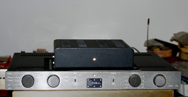 KRELL KSP 7B PREAMP前级，手摸机壳有哼声，拆解维修赏析