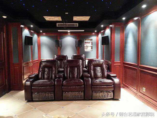 舒缓声音+美式装修家庭影院装修案例