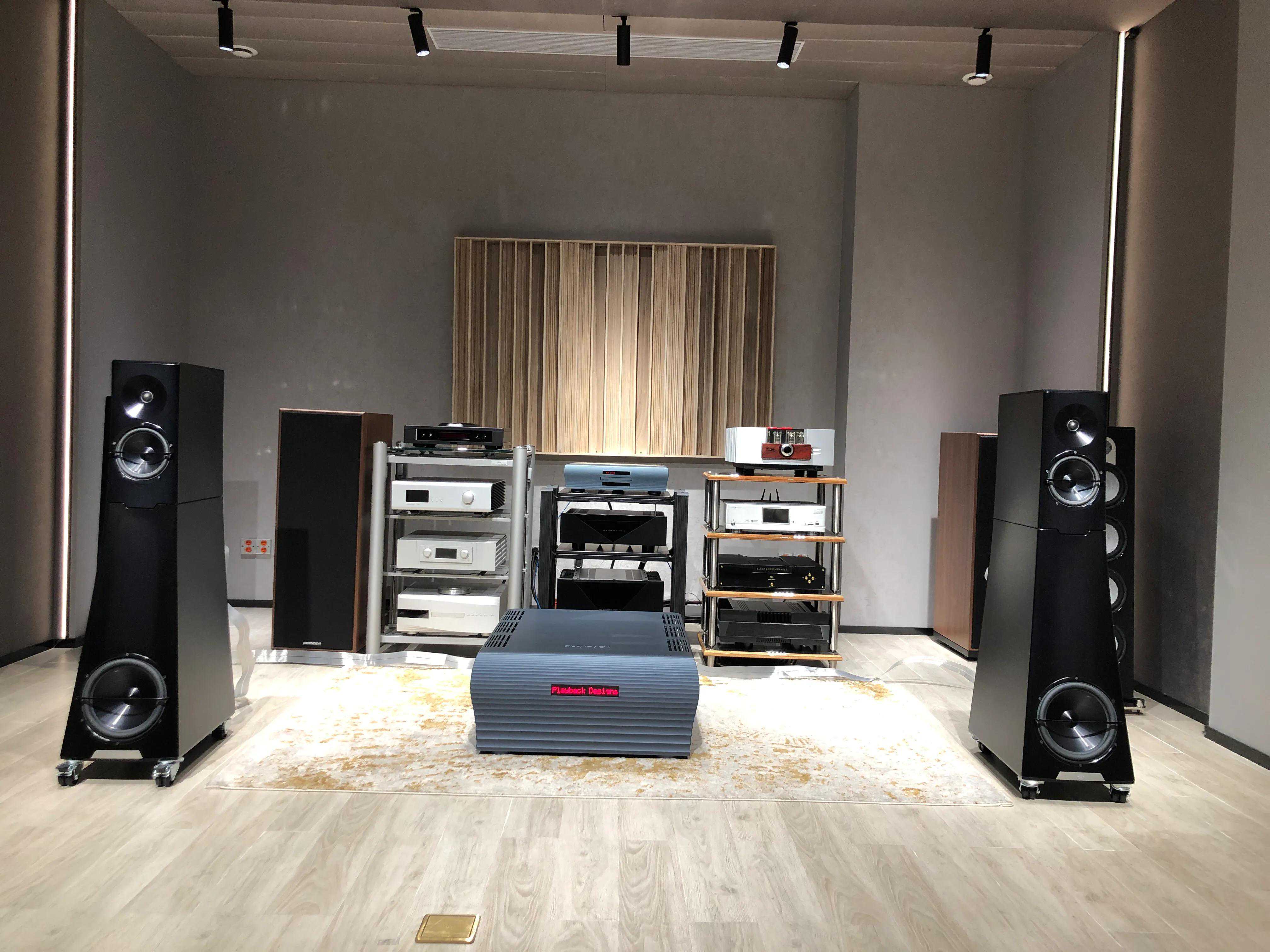 杀鸡用牛刀！美国PlayBack MPS8 CD+ SPA8立体声后级推YG黑利2.2音箱