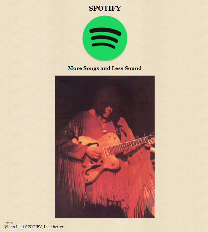 尼尔·杨：摆脱Spotify和它的糟糕音质后“感觉好多了”